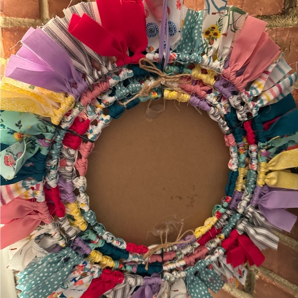 Welcome Rag Wreath - Picture 6 of 6